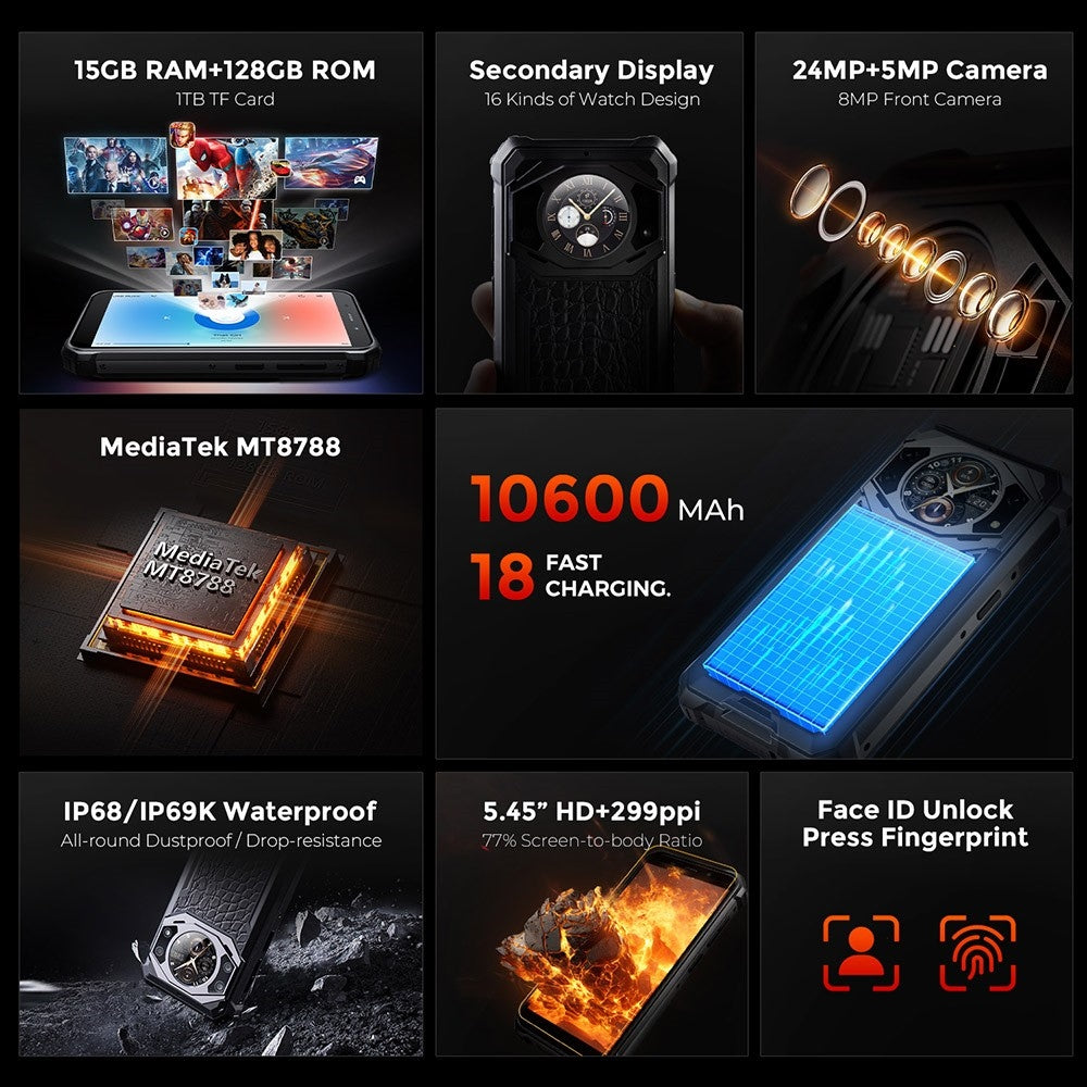 FOSSiBOT F101 PRO – Robust Smartphone