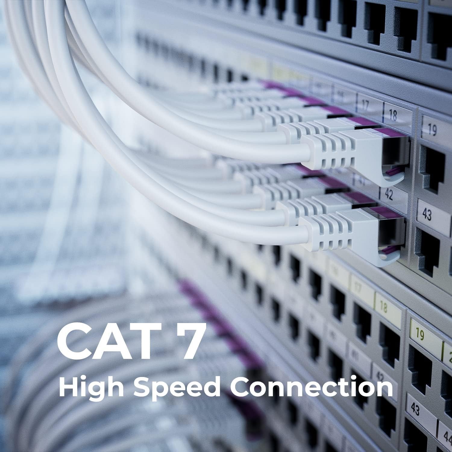 1M CAT7 netværkskabel - 10 Gigabit