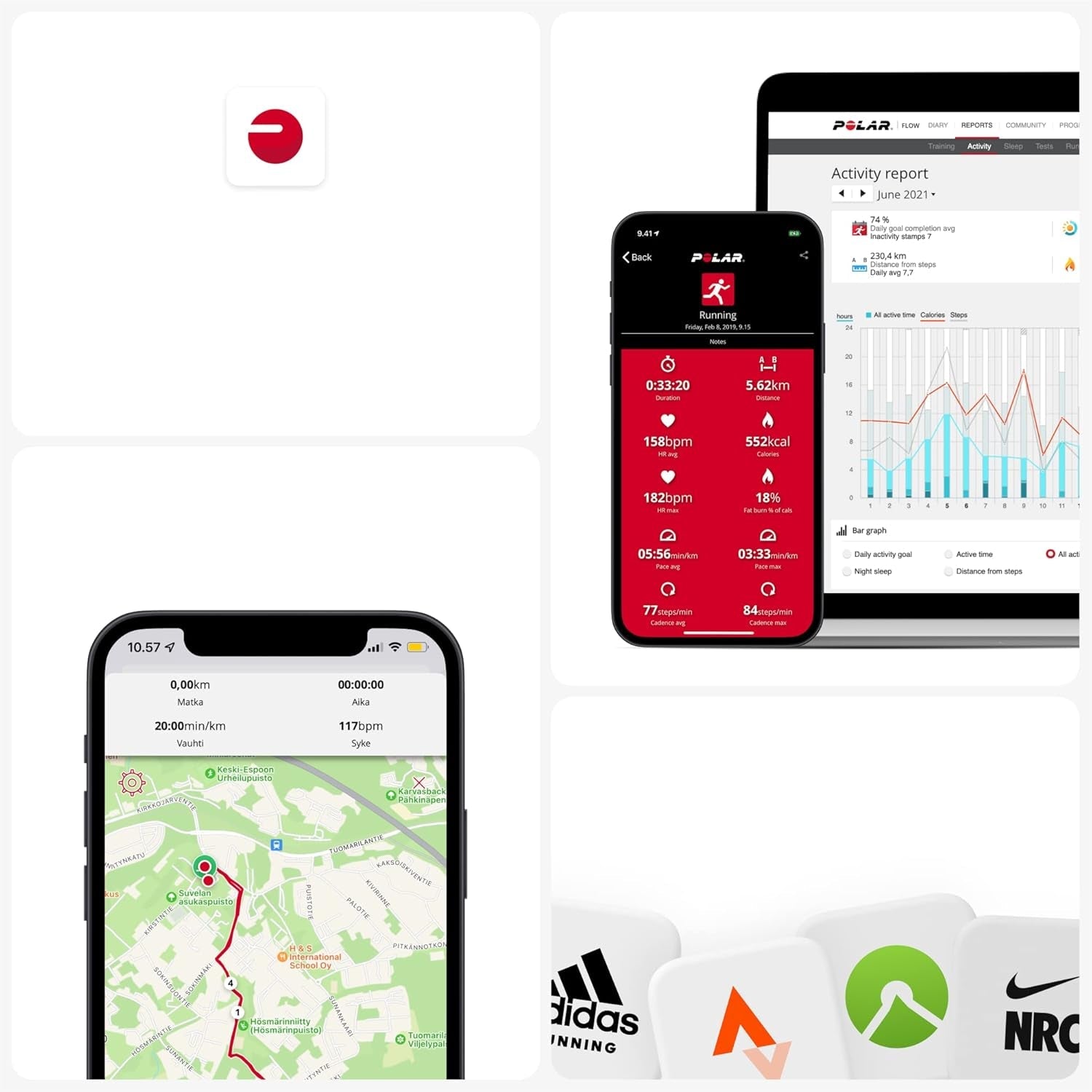 Polar H9 Pulsmåler – ANT+/Bluetooth