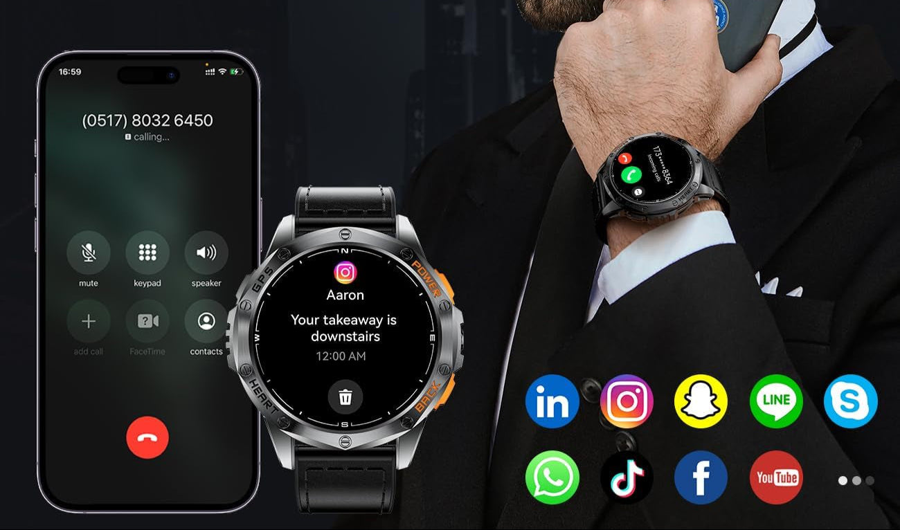 GPS Smartwatch med LED