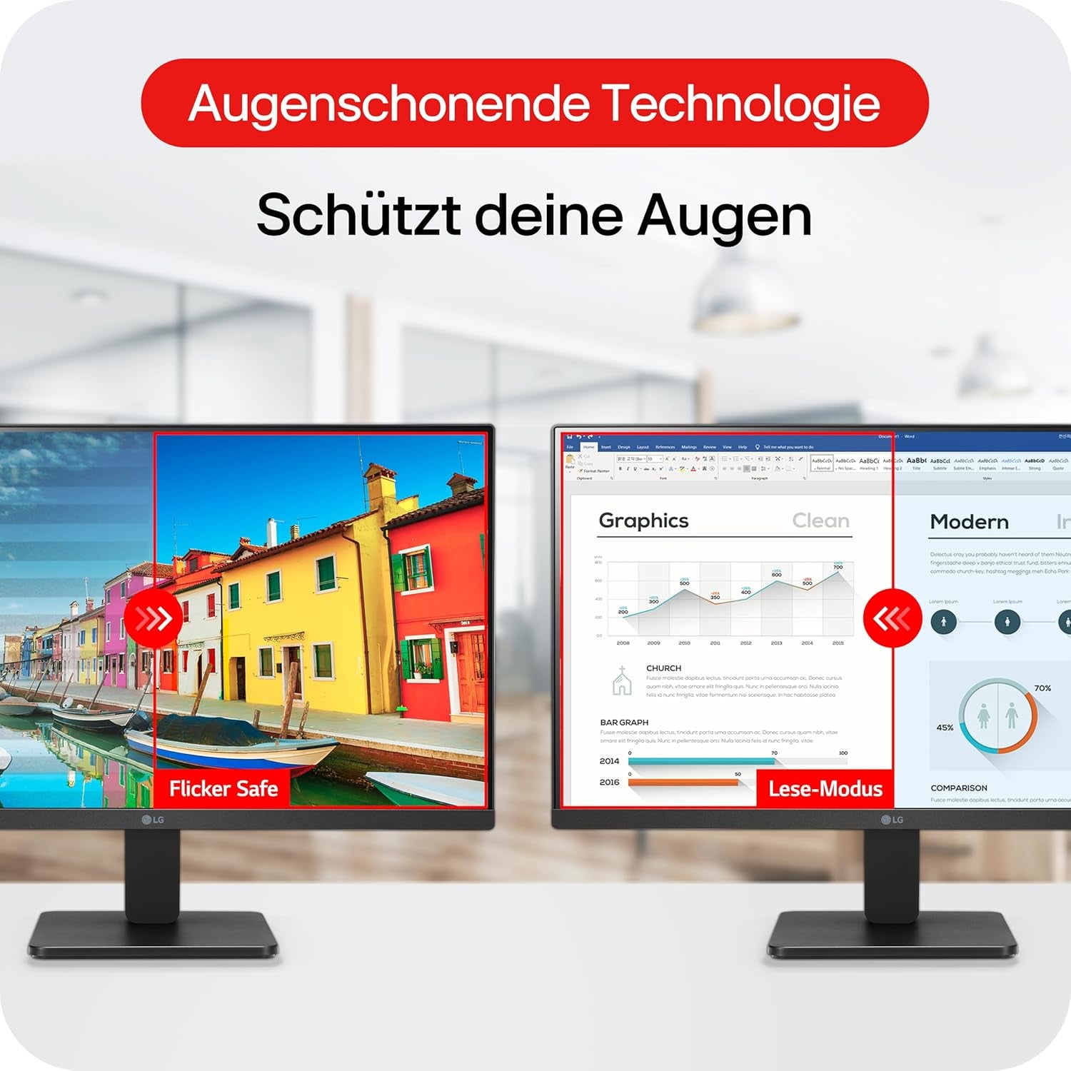 LG Electronics 24MS500-B.AEU FHD IPS-skærm 24"