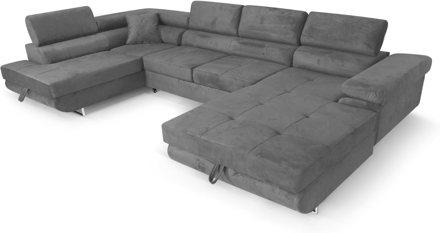 XXL-hjørnesofa med sovefunktion
