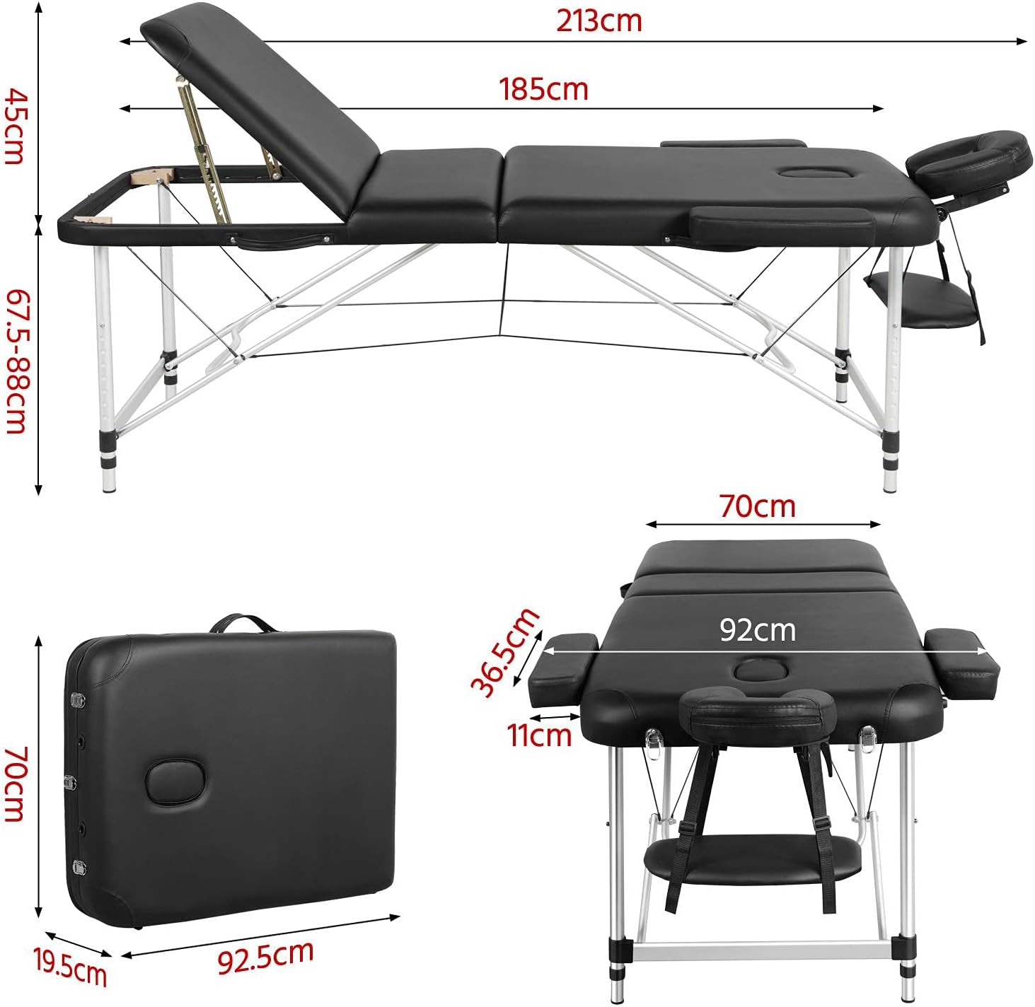 Mobil massage bænk