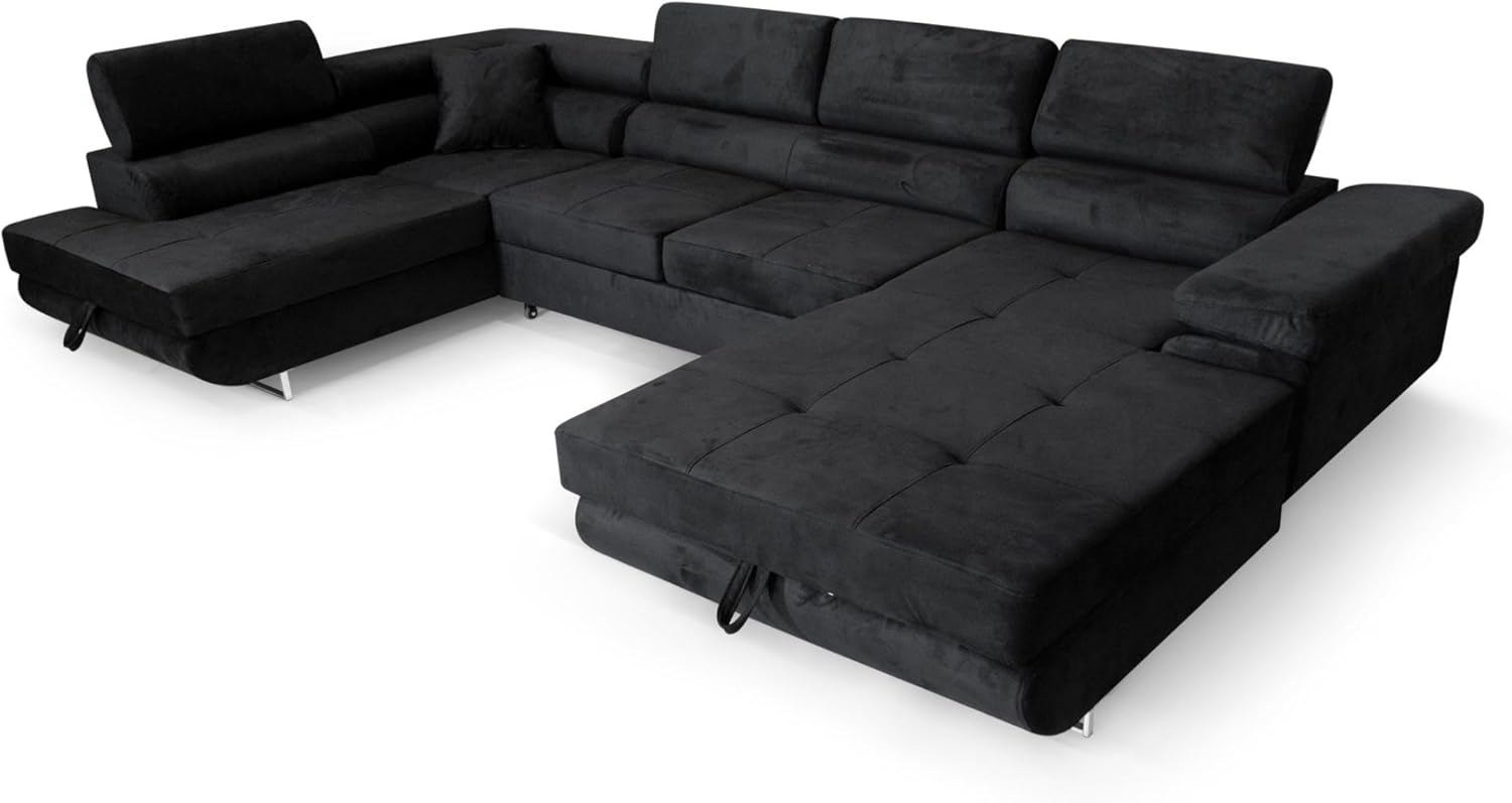 XXL-hjørnesofa med sovefunktion