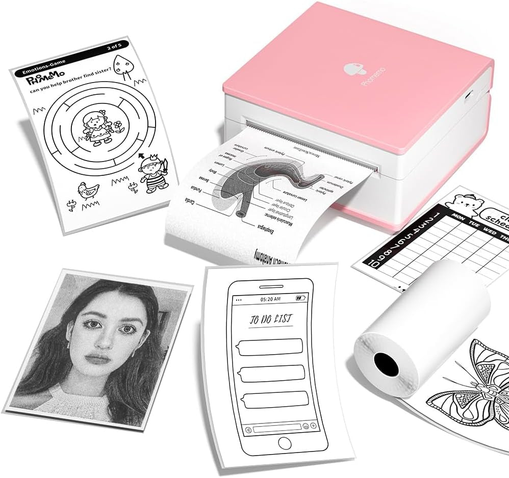 Mini sticker printer
