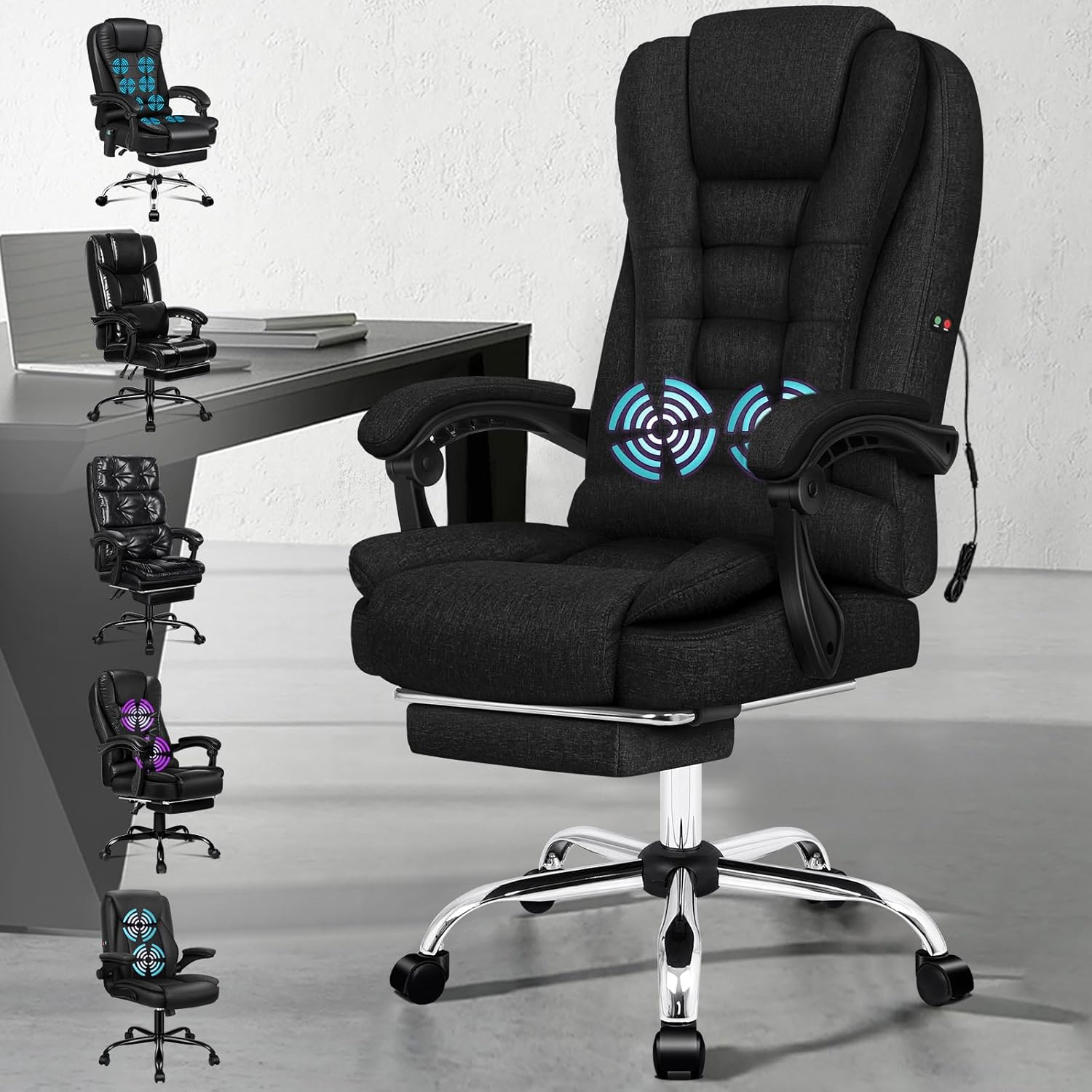 Kontor stol m. Massage funktion