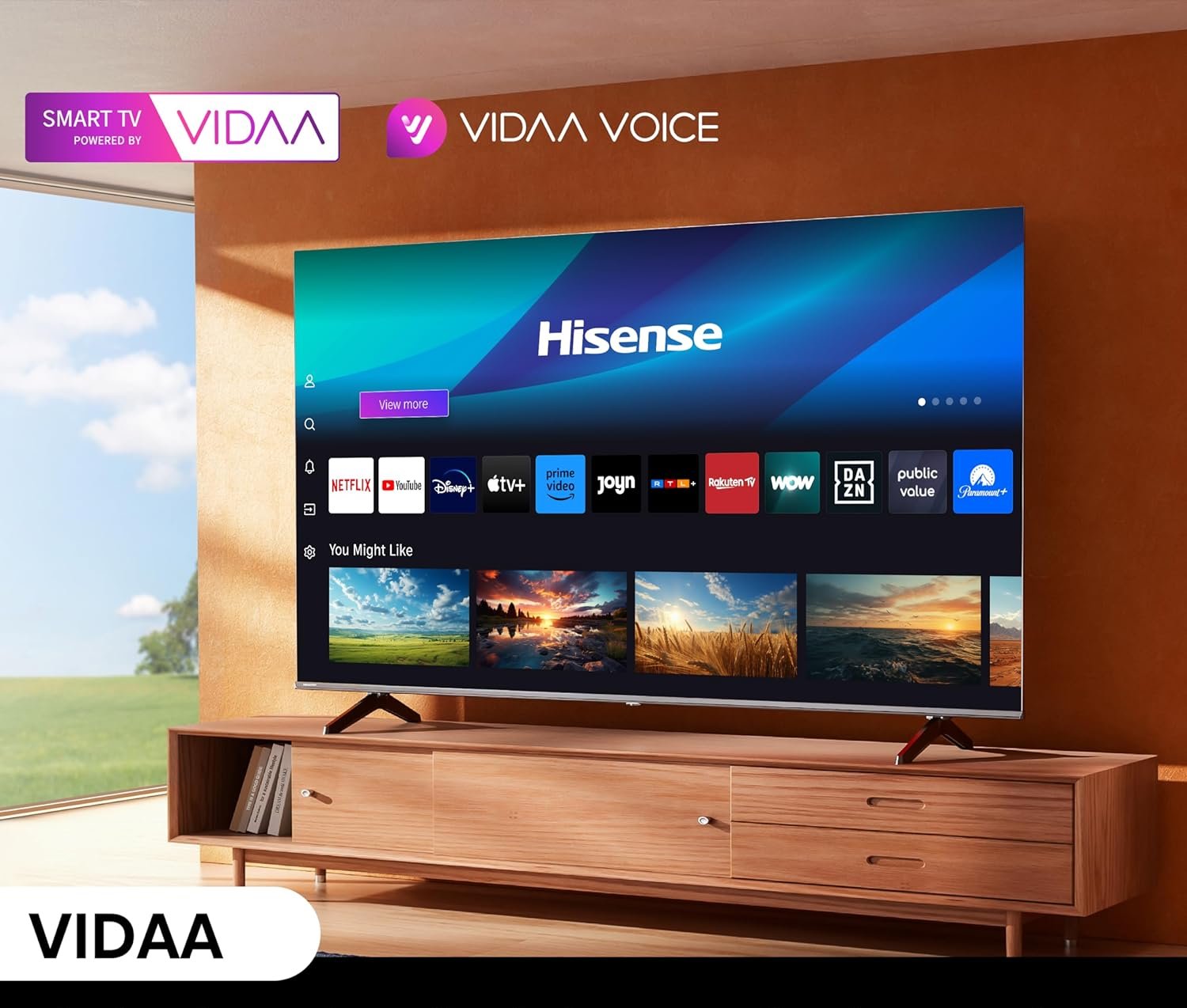 Hisense fladskærms tv