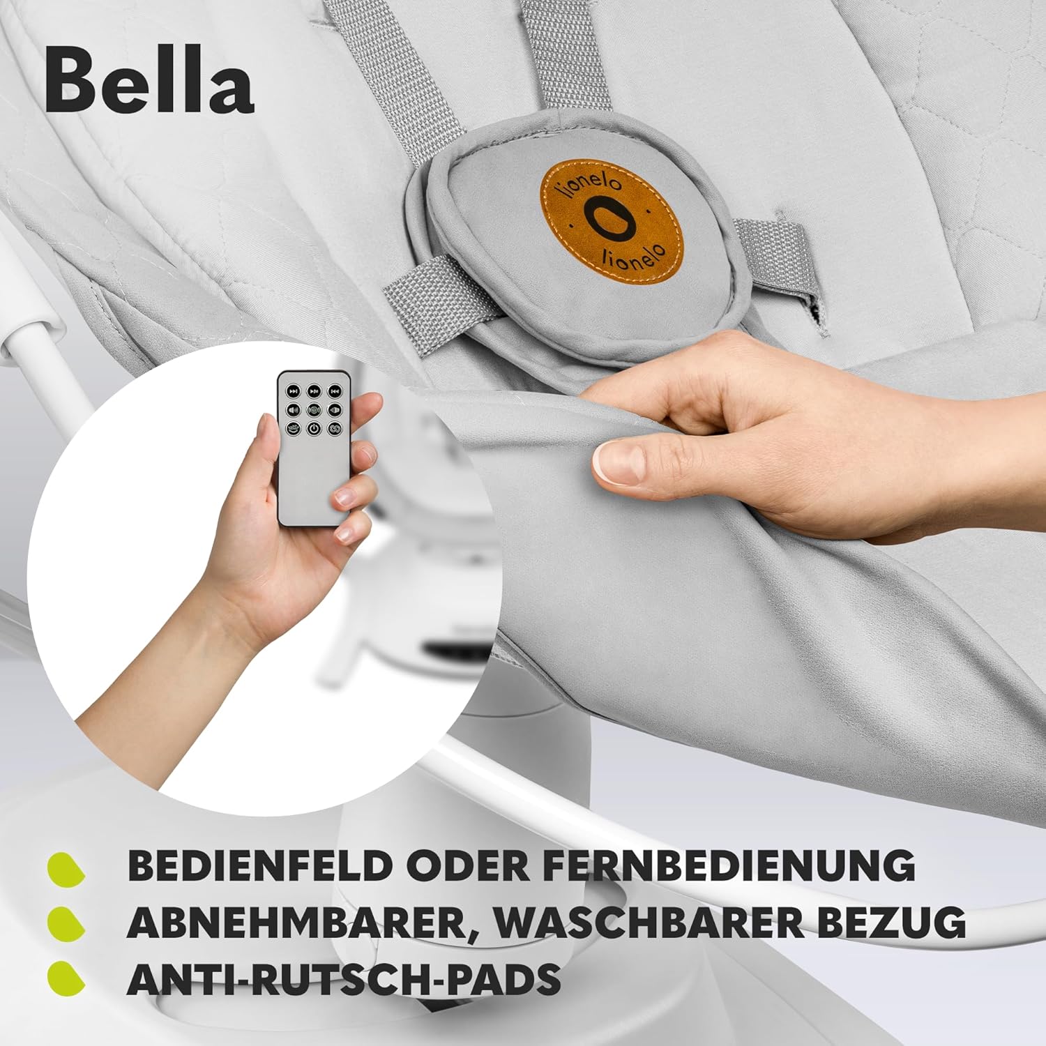 LIONELO Bella Elektrisk Babylift 360°