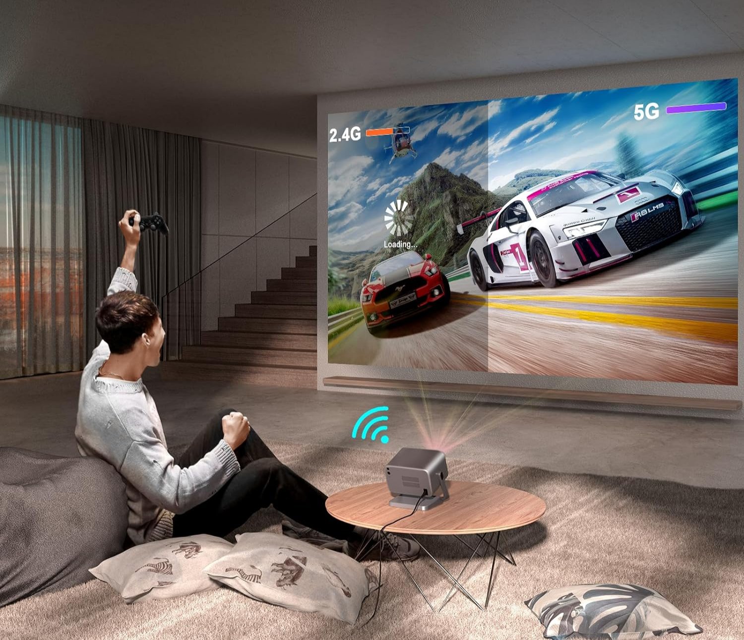 Smart Projektor Netflix Official & Dolby Audio