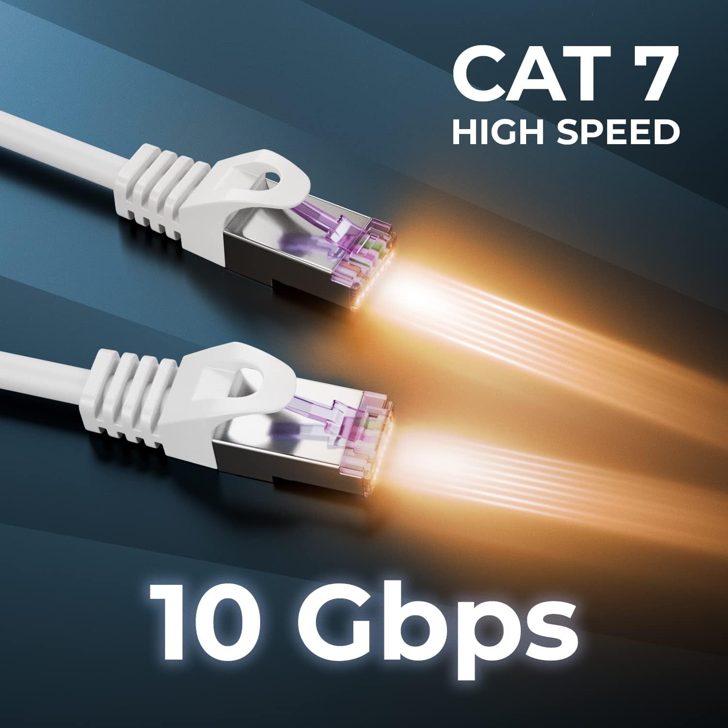 1M CAT7 netværkskabel - 10 Gigabit