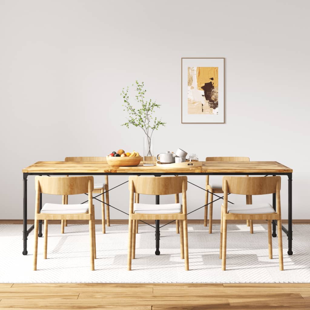 Spisebord 180 Cm Massivt Genbrugstræ