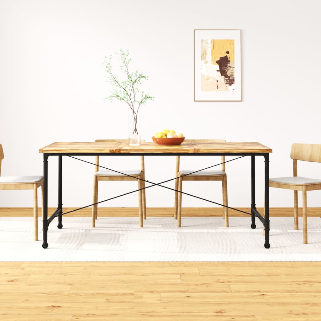 Spisebord 180 Cm Massivt Genbrugstræ