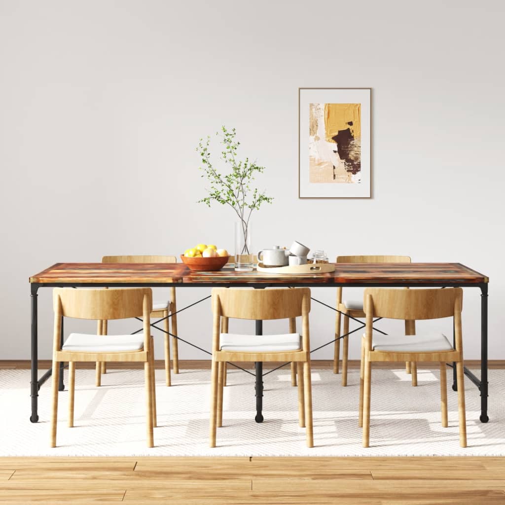 Spisebord 180 Cm Massivt Genbrugstræ