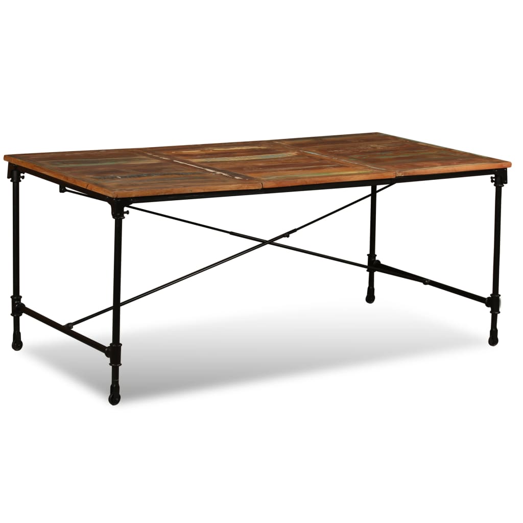 Spisebord 180 Cm Massivt Genbrugstræ