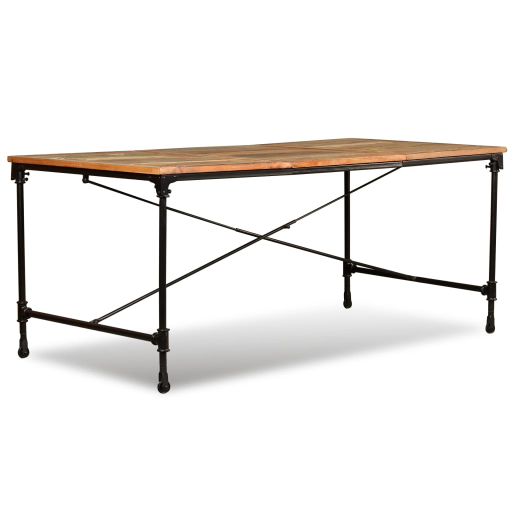 Spisebord 180 Cm Massivt Genbrugstræ