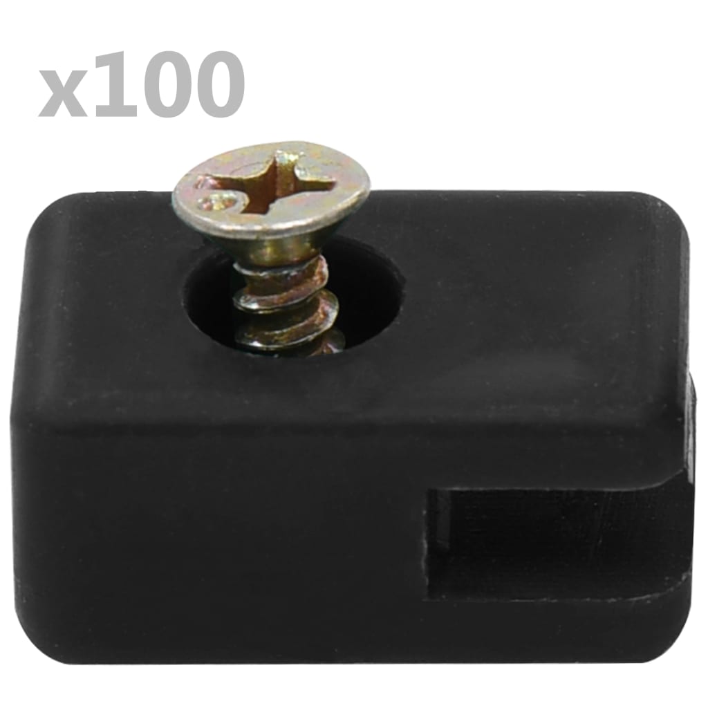 Trådholder Med Skrue Til Havehegn 100 Sæt