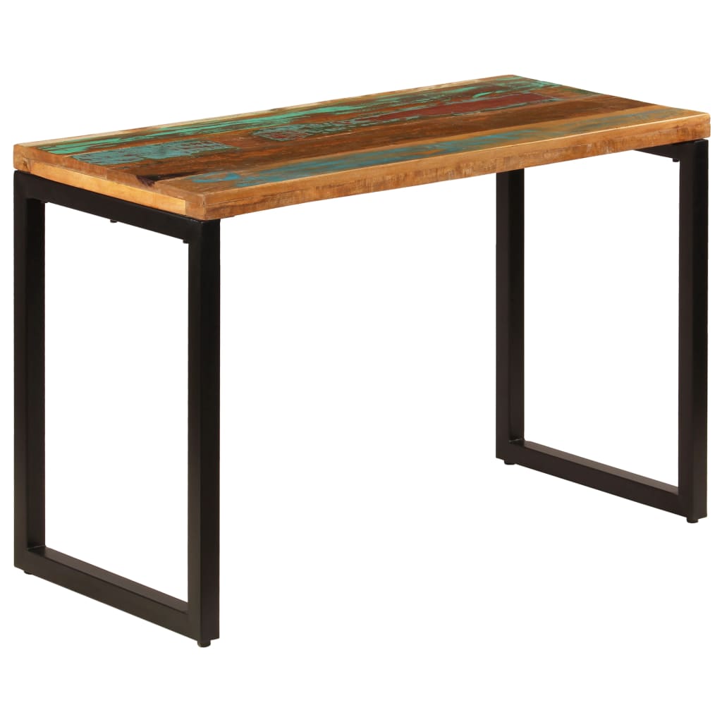Spisebord/Skrivebord Massivt Træ Stålben