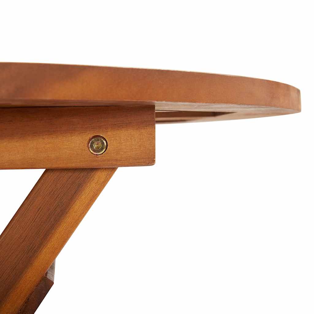 Foldbart Havebord 60 X 75 Cm Massivt Akacietræ