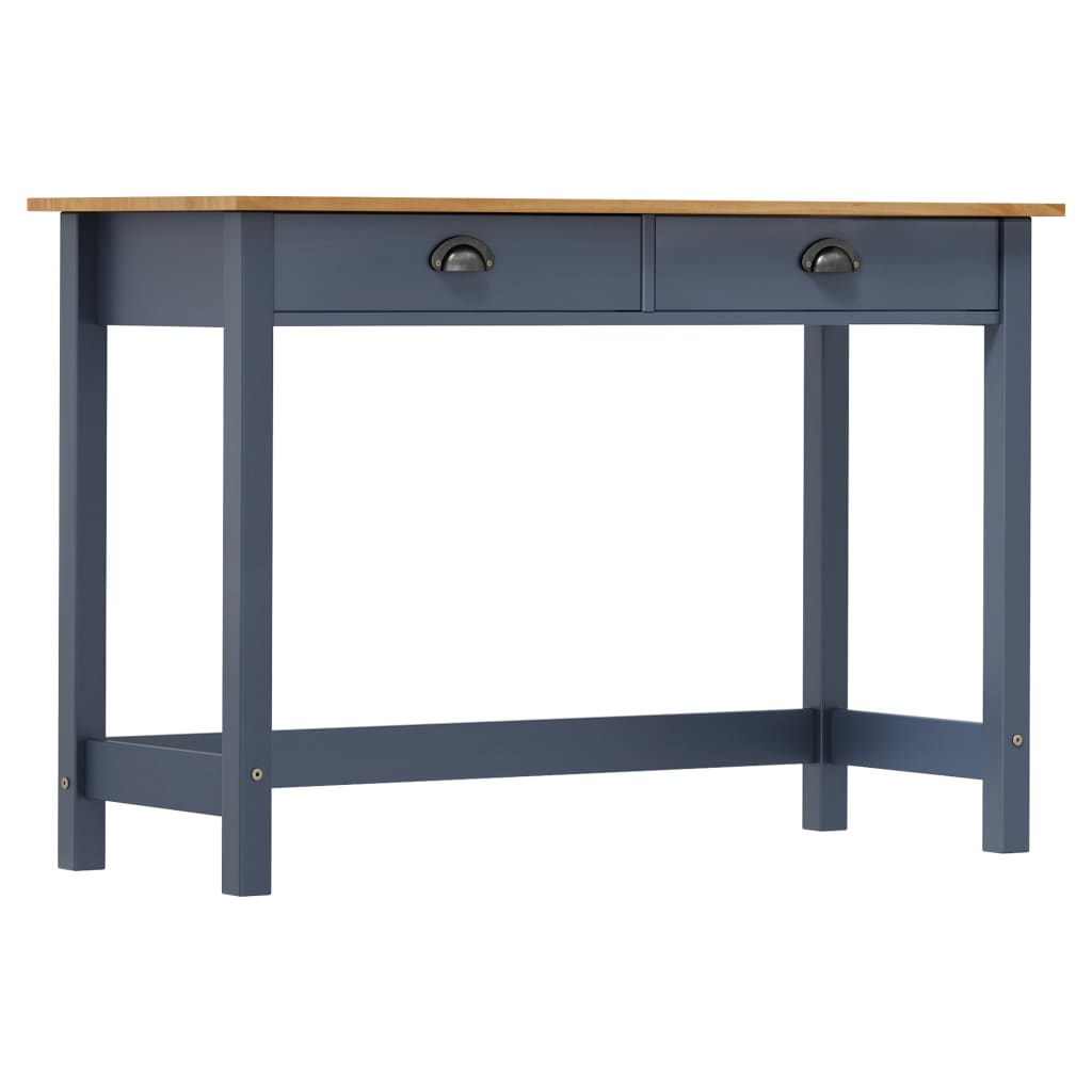 Konsolbord Hill Med 2 Skuffer 110X45X74 Cm Massivt Fyrretræ