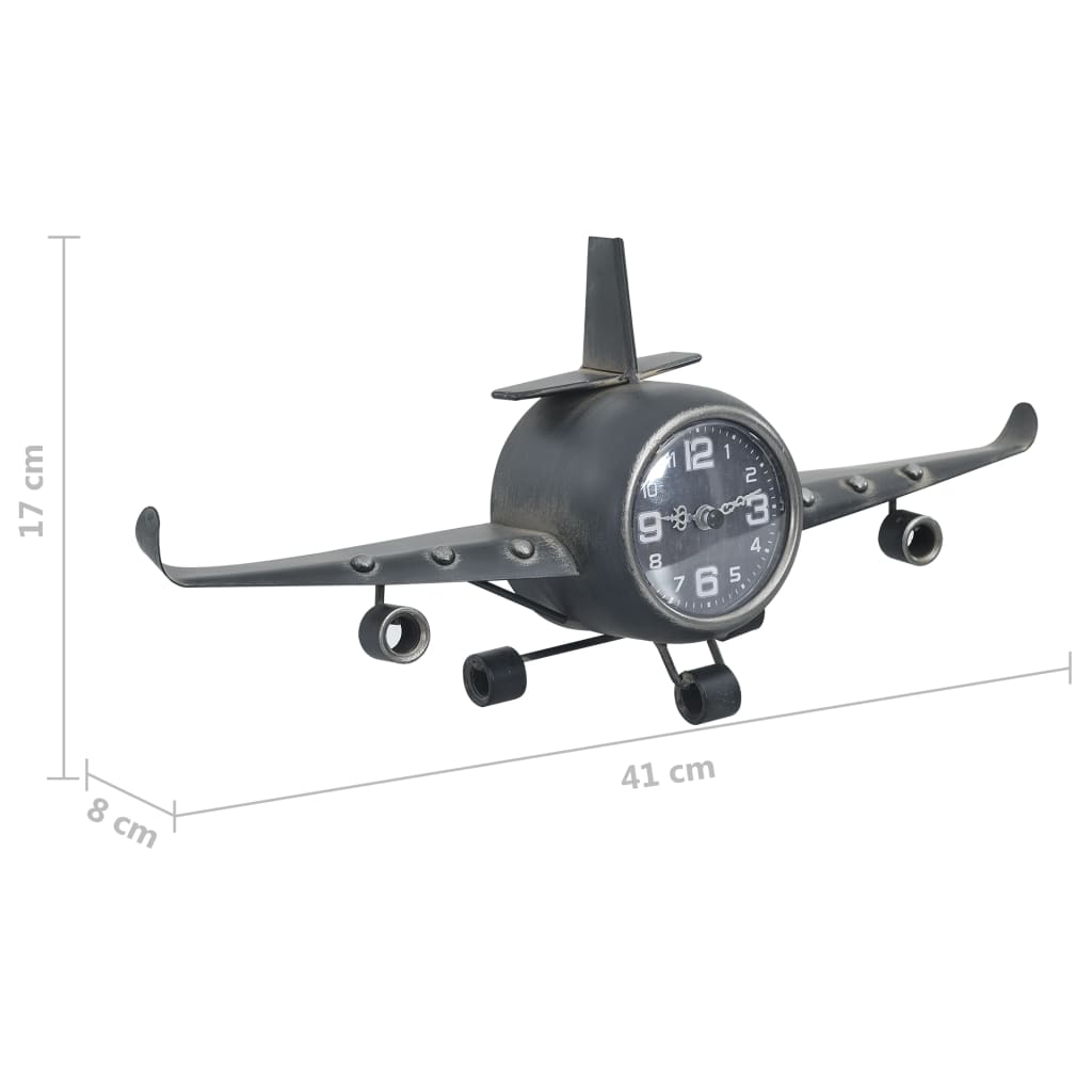 Aviator-Ur 41X8X17 Cm Metal Grå