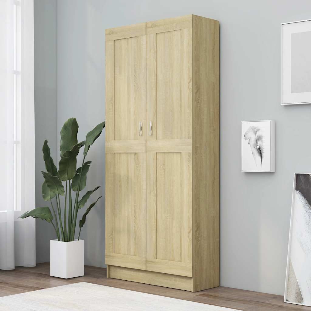 Bogskab 82,5X30,5X Konstrueret Træ Kunsteg
