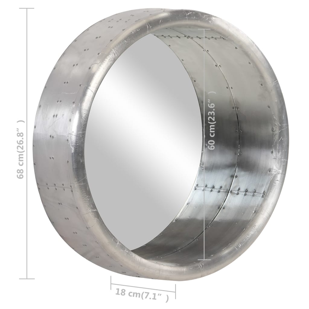 Aviator-Spejl 68 Cm Metal