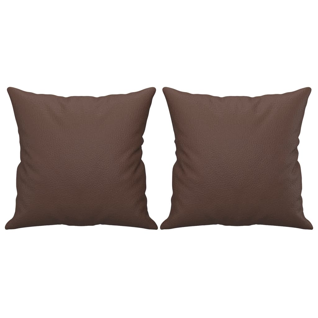 Sofasæt 3 Dele Med Puder Og Hynder Kunstlæder