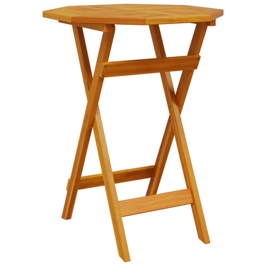 Foldbart Havebord Ø Massivt Akacietræ