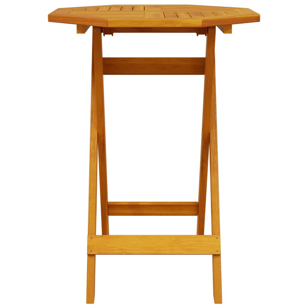 Foldbart Havebord Ø Massivt Akacietræ