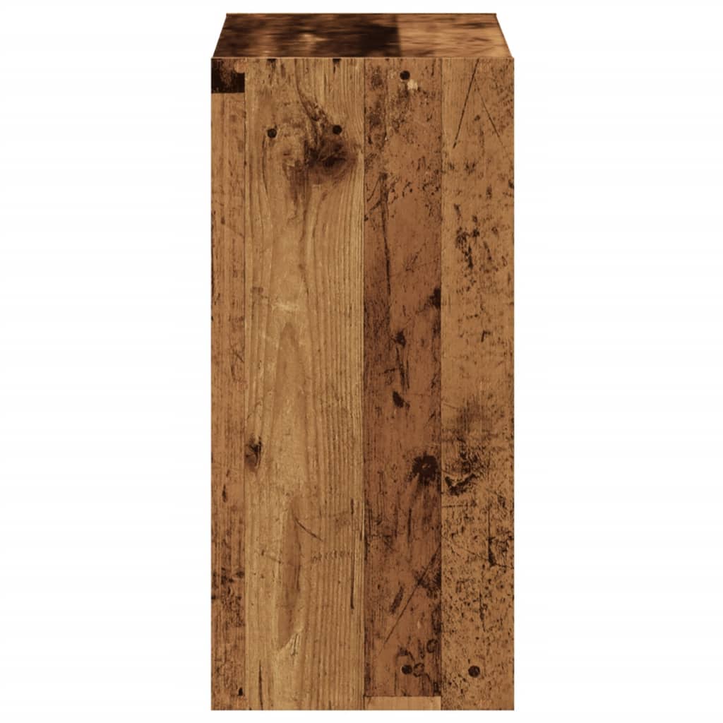 Skab 68,5X32X68,5 Cm Konstrueret Træ Antikt Træ Gammelt Træ
