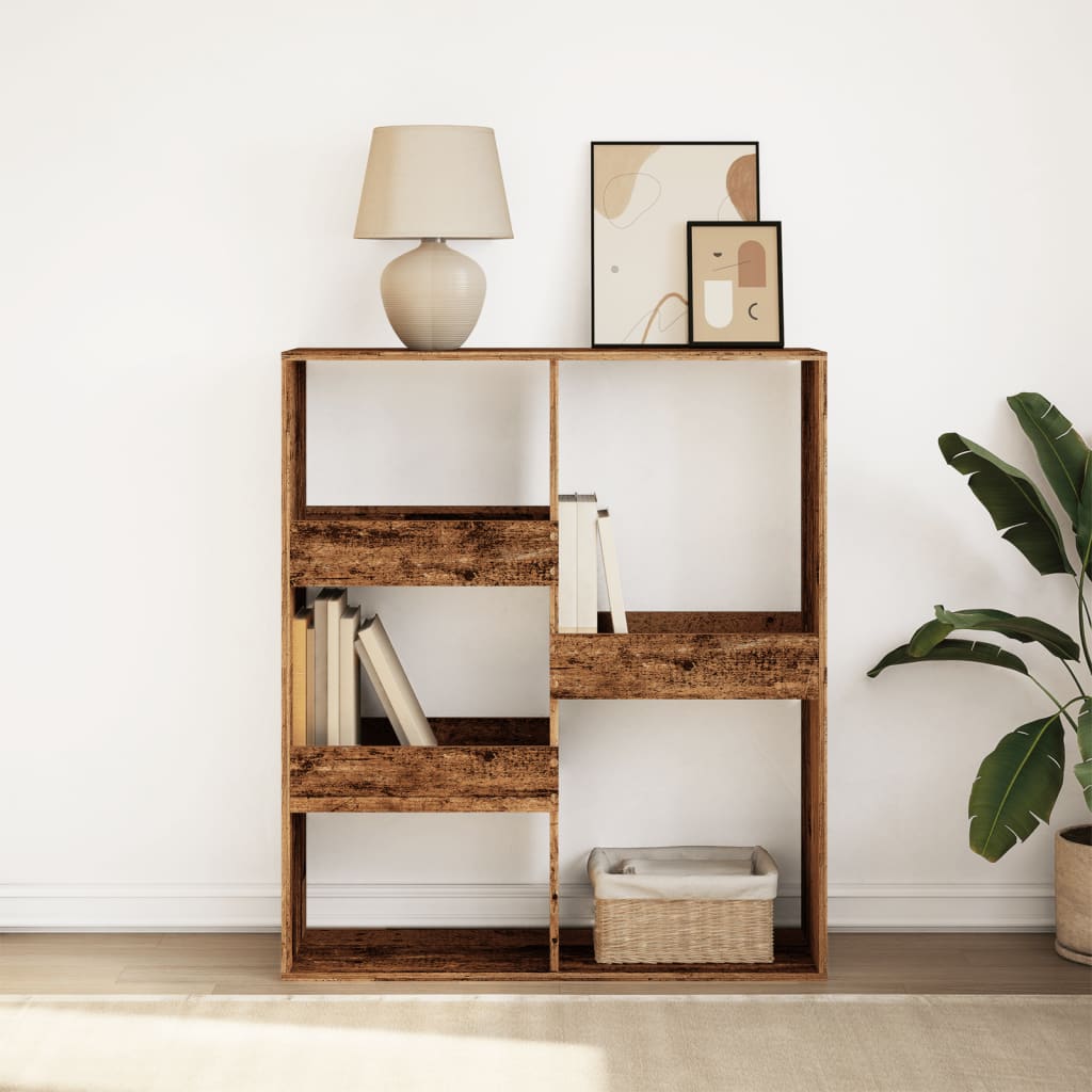 Bogskab 100X33X155,5 Cm Konstrueret Træ