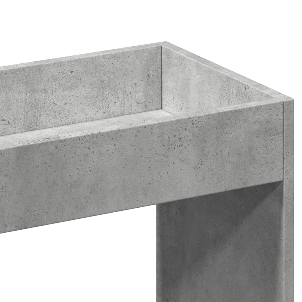 Højskab 63X33X Konstrueret Træ Betongrå