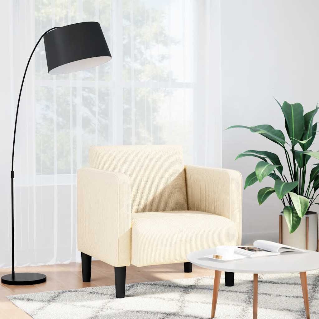 Sofastol Med Armlæn 54 Cm Fløjlsstof