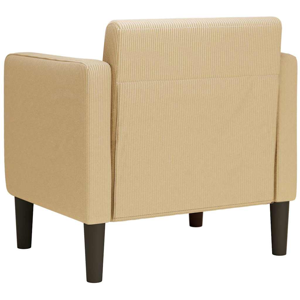 Sofastol Med Armlæn 54 Cm Fløjlsstof