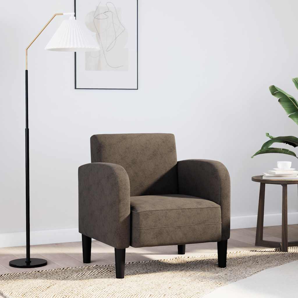 Sofastol Med Armlæn 54 Cm Kunstlæder