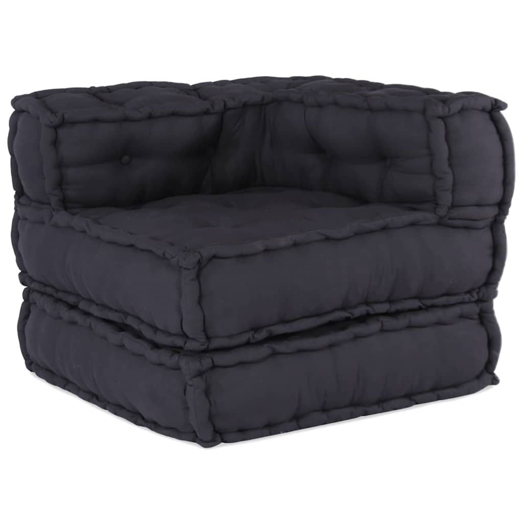 Modulsofa 2 Pcs Antracit 70 X 70 X 56 Cm Stof Artisan Eg