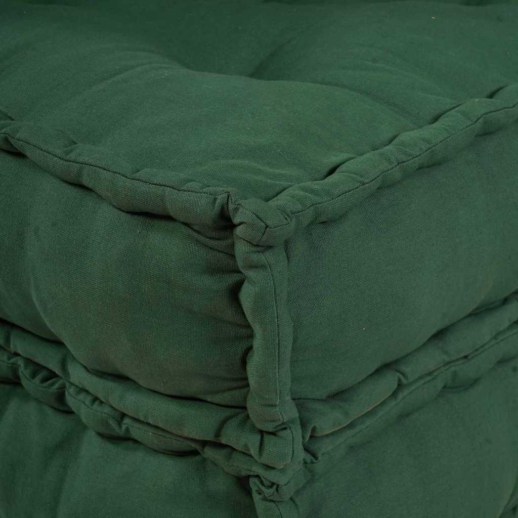 Modulsofa 3 Pcs Grøn 70 X 70 X 56 Cm Stof Artisan Eg