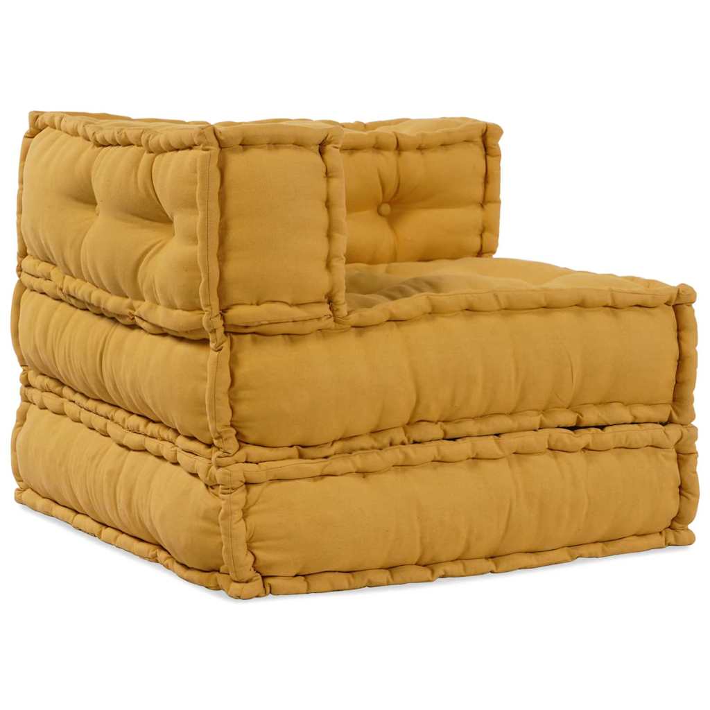 Modulsofa 2 Pcs Gul 70 X 70 X 56 Cm Stof Artisan Eg