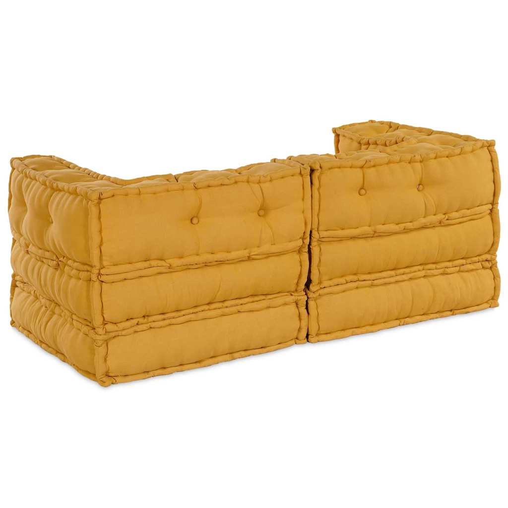 Modulsofa 2 Pcs Gul 70 X 70 X 56 Cm Stof Artisan Eg