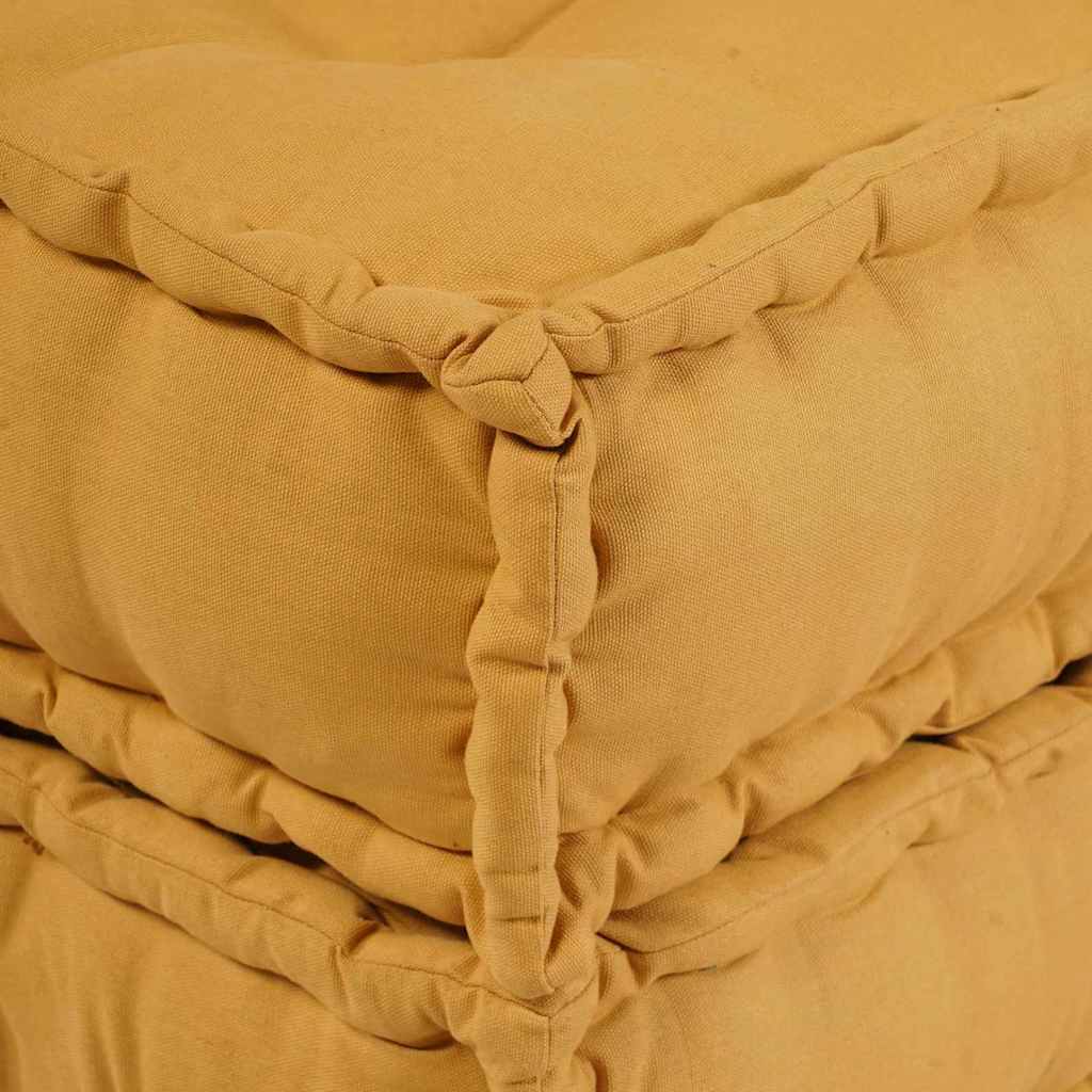 Modulsofa 4 Pcs Gul 70 X 70 X 56 Cm Stof Artisan Eg