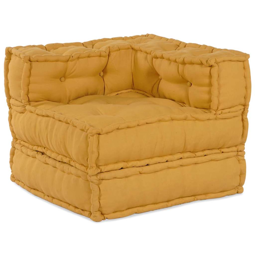 Modulsofa 4 Pcs Gul 70 X 70 X 56 Cm Stof Artisan Eg