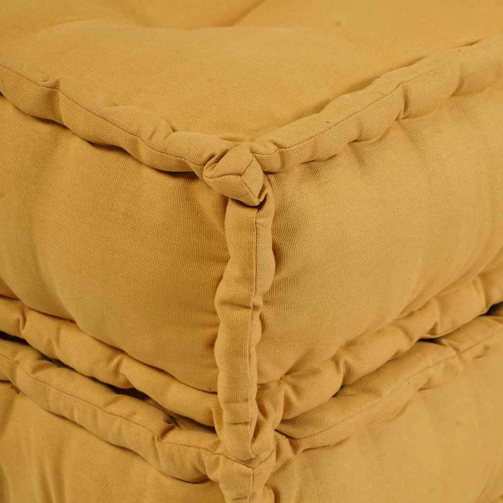 Modulsofa 4 Pcs Gul 70 X 70 X 56 Cm Stof Artisan Eg