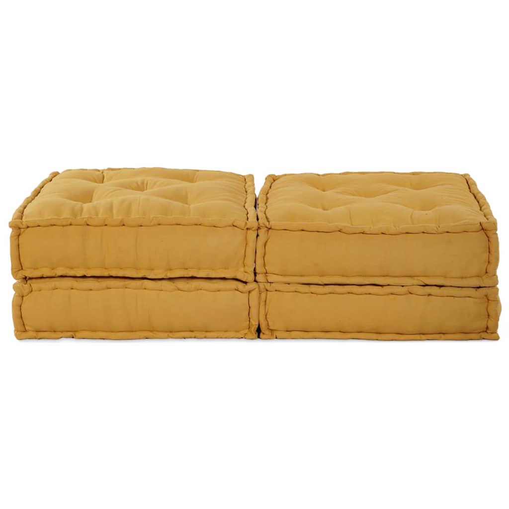 Modulsofa 2 Pcs Gul 70 X 70 X 36 Cm Stof Artisan Eg