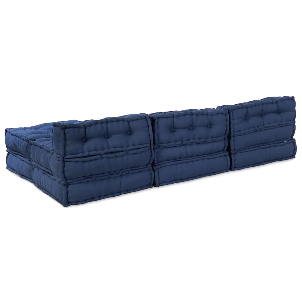 Modulsofa 4 Pcs Indigo 70 X 70 X 56 Cm Stof Artisan Eg