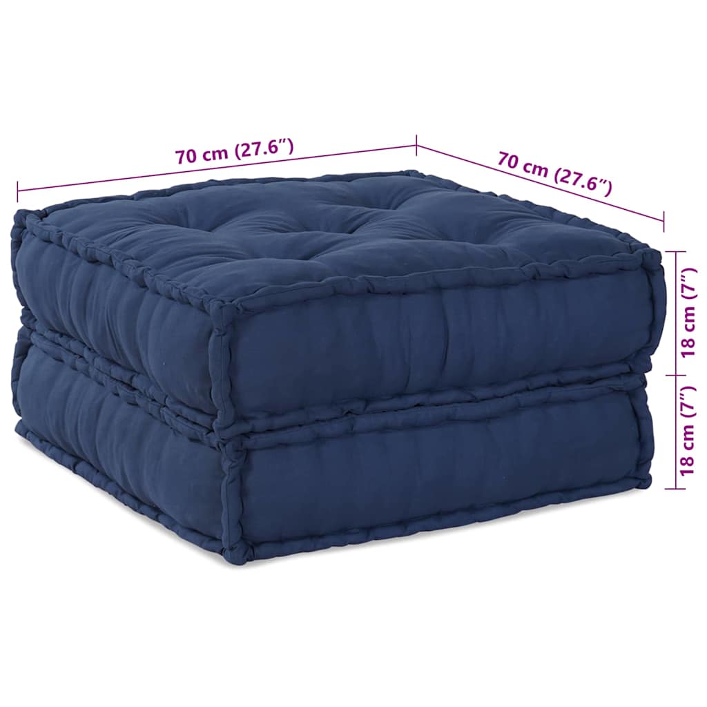 Modulsofa 2 Pcs Indigo 70 X 70 X 36 Cm Stof Artisan Eg