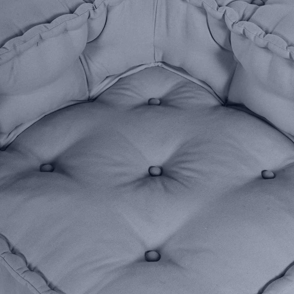 Modulsofa 4 Pcs Grå 70 X 70 X 56 Cm Stof Artisan Eg