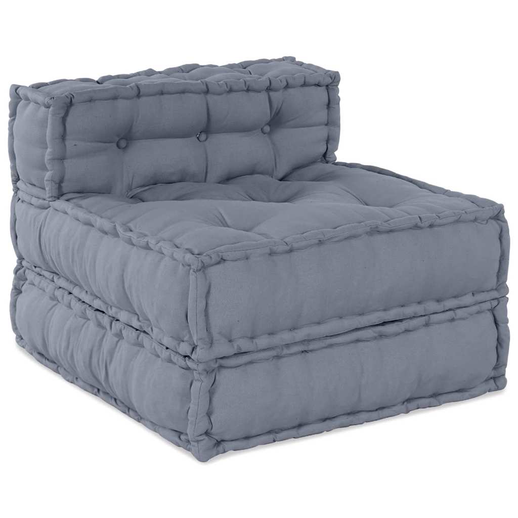 Modulsofa 4 Pcs Grå 70 X 70 X 56 Cm Stof Artisan Eg