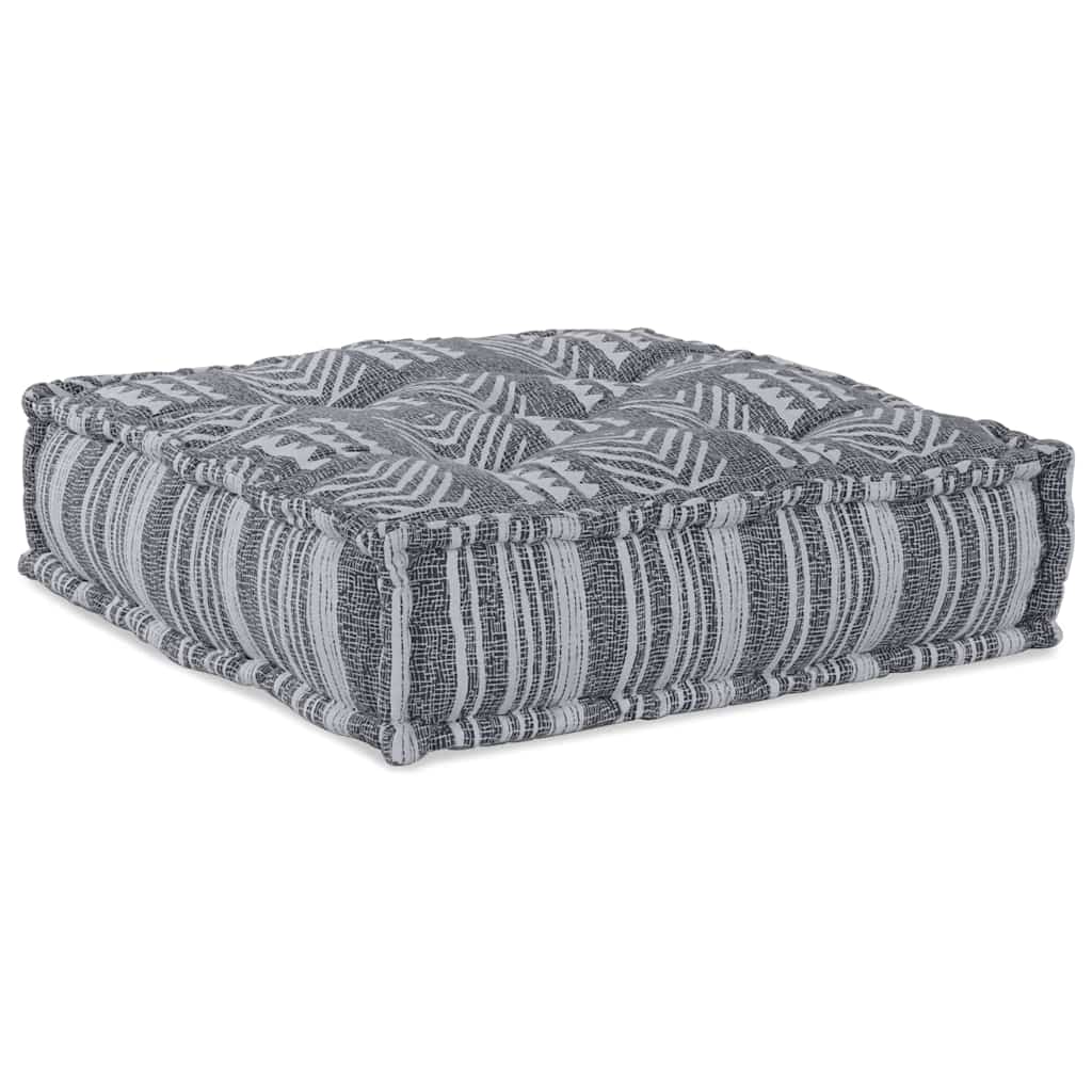 Modulsofa Stribet 2 Pcs Grå 70 X 70 X 54 Cm Stof Artisan Eg