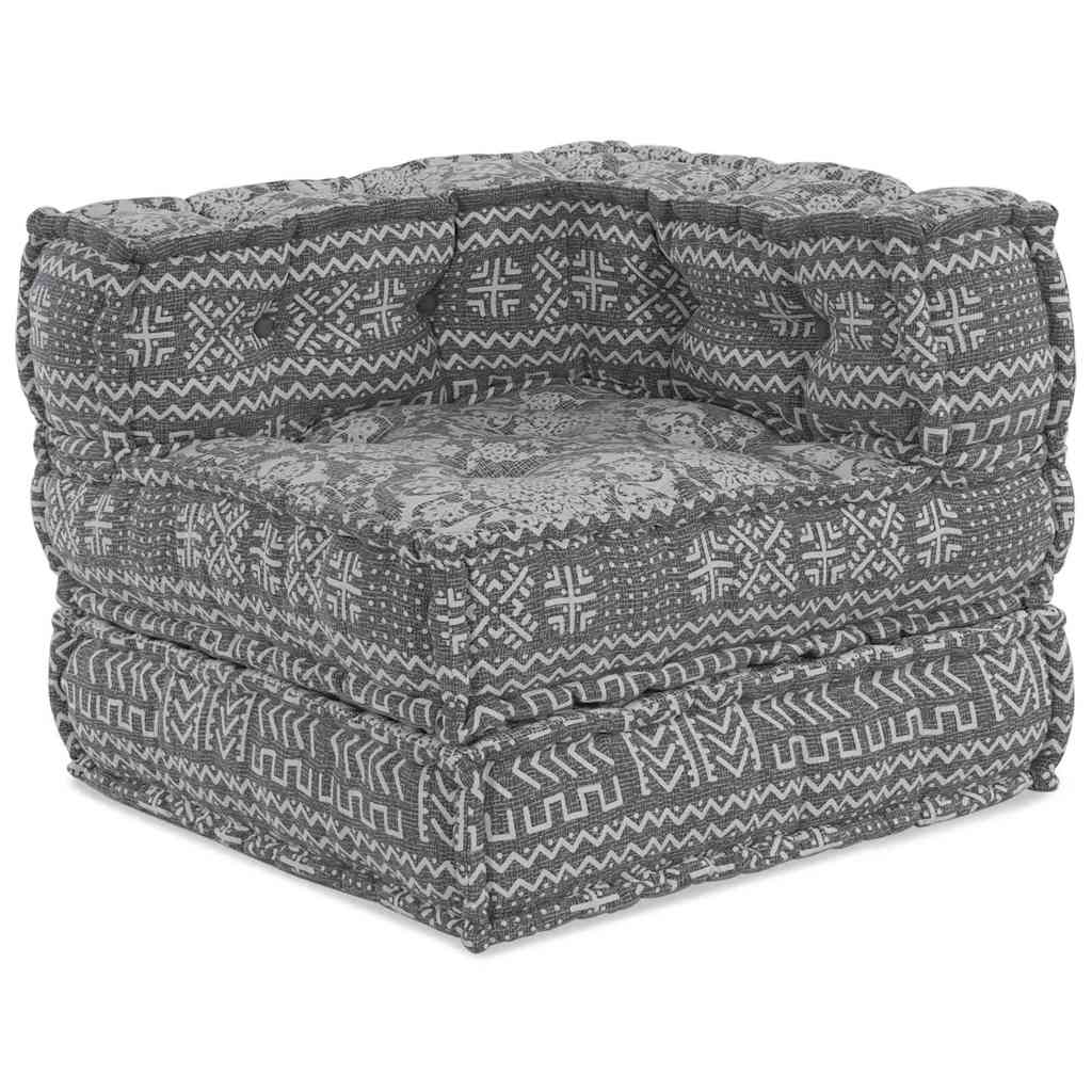 Modulsofa Geometrisk 2 Pcs Lysegrå 70 X 70 X 56 Cm Stof Artisan Eg
