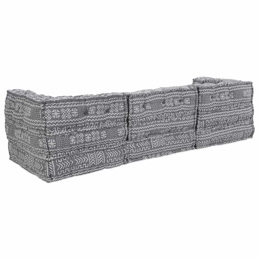 Modulsofa Geometrisk 3 Pcs Lysegrå 70 X 70 X 56 Cm Stof Artisan Eg